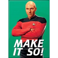 Ata-Boy Star Trek Next Generation Make it So Magnet für Kühlschränke und Schließfächer 6,4 x 8,9 cm