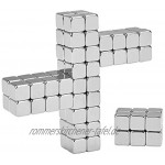 eLander 100 Stück Magnete Würfel für Glasmagnetplatten Magnettafeln Whiteboards Kühlschränke 5mm