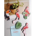 MORCART Flamingo Magnete Kühlschrankmagnete Dekorative Fridge Magnets Nette Küche Eisen Zubehör für Kleinkinder und Erwachsene