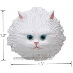MUDOR Kühlschrankmagnete mit Katzenkopf niedliche dekorative Magnete für Kühlschrank Büro Whiteboard Küchenzubehör Dekoration ideales Katzengeschenk für Katzenliebhaber 6 Stück