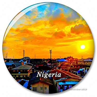 Nigeria Kühlschrank Magnete Dekorative Magnet Flaschenöffner Tourist City Travel Souvenir Collection Geschenk Starker Kühlschrank Aufkleber