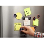 Outus 25 Stück Kühlschrankmagnete Motivation Magnet Runde Magnete für Whiteboard Magnettafel,Kühlschrank Dekorative Küche Büro
