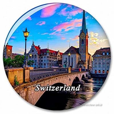 Schweiz Zürich Kühlschrank Magnete Dekorative Magnet Flaschenöffner Tourist City Travel Souvenir Collection Geschenk Starker Kühlschrank Aufkleber