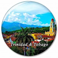 Trinidad & Tobago Kühlschrank Magnete Dekorative Magnet Flaschenöffner Tourist City Travel Souvenir Collection Geschenk Starker Kühlschrank Aufkleber
