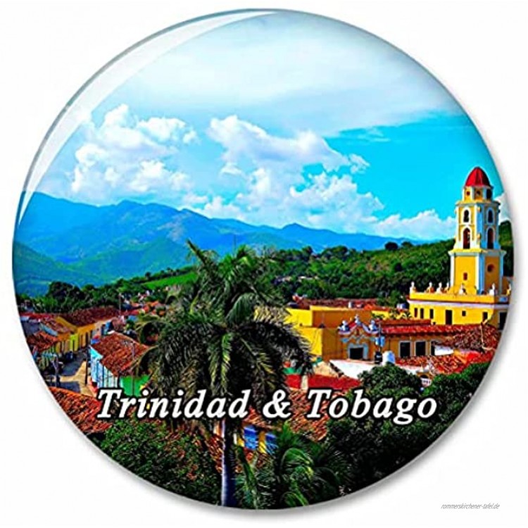 Trinidad & Tobago Kühlschrank Magnete Dekorative Magnet Flaschenöffner Tourist City Travel Souvenir Collection Geschenk Starker Kühlschrank Aufkleber