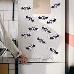 UPKOCH 12 Stück Halloween Kühlschrankmagnete Fledermaus Kühlschrank Magnet Dekorative Harzmagnete für Whiteboard Schließfachzubehör