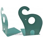 Niedlicher Elefant Buchstütze für Kinder Metall Buchstütze Buchstützen fürs Baby-Kinderzimmer Kinderzimmer Dekor Hellgrün