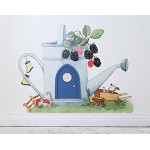 TinyFoxes Wandtattoo Gießkanne für die Wichtel- und Feentür Handgezeichnete Dekoration fürs Kinderzimmer