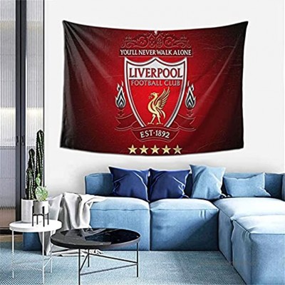Liverpool F.C. Wanddekoration Wandteppich exklusiver Wandbehang Mehrzweck-Wandhintergrund Decke für Wohnzimmer Schlafzimmer Einheitsgröße