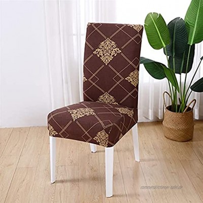 Home Küche Esszimmerstuhlbezug elastischer Stretch-Spandex-Sitzbezug geeignet für Hochzeitsfeier Stuhlbezug A1 2pcs