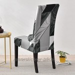 Stretch-Blumendruck-Stuhl-Abdeckung Multifunktions-Spandex-elastische Stuhl-Abdeckung für Zuhause-Esszimmer- Sitzschutz A10 4pcs
