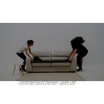 Textil-home Adele Chaise Longue Sofa Bezug Schutz für Linke Arm Gesteppte Sofas. Größe -240cm. Farbe Grau Vorderansicht