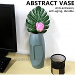 BOINN Nordisch Minimalist PE Abstrakte Vase Menschliches Gesicht Kreativer Ausstellung Raum Dekorative Figur Kopf Form Vase-GrüN