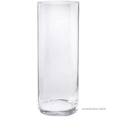 Butlers Pool zylindrische Vase Vase aus Glas | Zylindrische Glas-Vase | Höhe 40 cm Ø 15 cm
