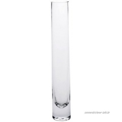 Glasvase Vase Glas Blumenvase Tischvase gerade schlank 26 cm