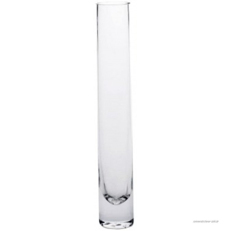 Glasvase Vase Glas Blumenvase Tischvase gerade schlank 26 cm
