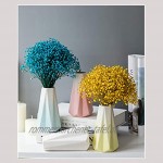 I3C Keramikvase Porzellan Vase Keramik Blumenvase Moderne Wohndekoration kleines Vase Blumenknospenvasen Premium Vase Deko-Vase rustikale Heimdekoration handgefertigt zum Muttertag blau