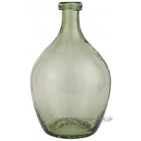 IB Laursen Glasballon Vase Blumenvase Glas grün Höhe 28 cm