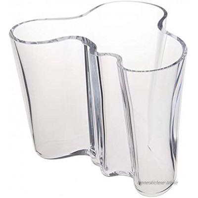 Iittala Vase Aalto 160 mm Klar aus Glas