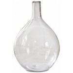 Loberon Vase Argonne Glas H Ø ca. 48 33 cm grau