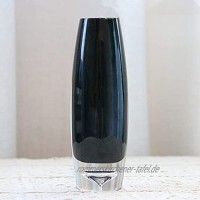 Unzerbrechliche Vase schwarz Glas Flower Blumenvase Höhe 18 cm Deko Modern Klein Vasen für tischdeko Hochzeit