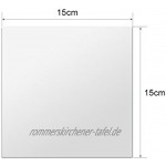 25 stücke Spiegel Wandaufkleber 1mm Kombination Shift Spiegel Aufkleber Dekorative Spiegel Wohnkultur
