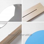 Smilikee Acryl-Schminkspiegel mit Holzregal für Mädchen dekorativer Mond-unregelmäßiger Spiegel für Tischschlafzimmer-Wohnzimmer-Foto-Requisiten