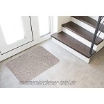andiamo Fußmatte Samson Türmatte Sauberlaufmatte für Innen- und überdachter Außenbereich waschbar mit rutschfester Unterseite 40 x 60 cm beige