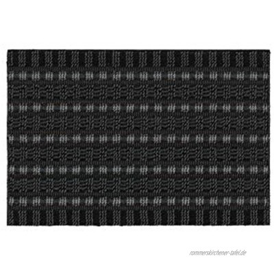ASTRA Premium Außenbereich-Matte Poly Brush strapazierfähige Fußmatte schwarz anthrazit 50 x 80 cm