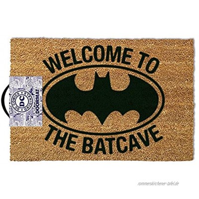 empireposter Batman Welcome to The Batcave Fußmatte Größe: 60 x 40 cm Material Kokosfaser PVC