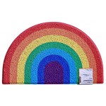 Nicoman Regenbogenfarben Fußmatte Einweihungsgeschenk Geschenk Schmutzfänger Barriere Fußmatten 70x44cm
