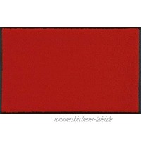 wash+dry Fußmatte Scarlet 40x60 cm innen und außen waschbar Rot