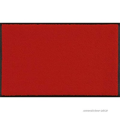wash+dry Fußmatte Scarlet 40x60 cm innen und außen waschbar Rot