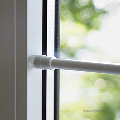 Klemmstange für Fenster Gardine Länge wählbar bis 120 cm 25-40 cm weiß
