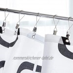 LIHAO 60 x Vorhang Clips Gardinen Metall Klammern mit Haken für Gardinen Vorhänge Lichterketten Foto Mehrweg