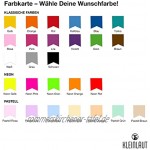 KLEINLAUT Deko-Wimpel Personalisiert mit Wunschname Wähle EIN Motiv Farbe & individuellen Wunschtext