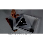 Egofine A3 Bilderrahmen schwarz 3 Stück besteht aus Massivholz und Glas-Frontscheibe für Wandmontage mit Passepartout 21x30 cm