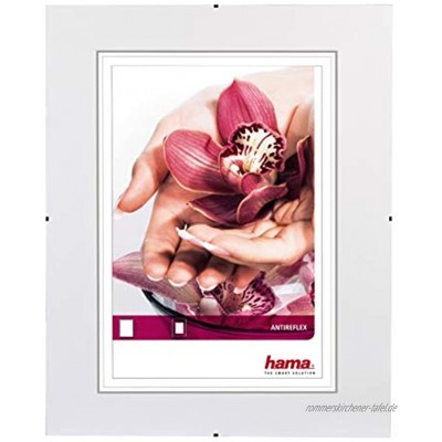 Hama Rahmenloser Bildhalter "Clip-Fix" Anti-Reflex-Glas 20 x 30 cm