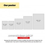 Johgee Wohnzimmer Poster Set,Premium Bilder Set für Schlafzimmer 5er Set ohne Rahmen 2 x A4 | 1 x A3 | 1 x A2 | 1 x B2