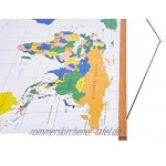 Ywlake Bilderrahmen B4 Rahmen 25 x 25 cm magnetisch Naturholz für Poster 25,4 cm Teck