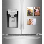 Magnetischer Fotohalter für Kühlschrank – Magnetischer Bilderrahmen – weiße magnetische Fototaschen – für 4 x 6 Fotos 10