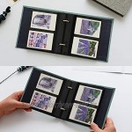 Amimy 100 Pockets Fotoalbum für Fujifilm Instax Mini 7 s 8 8 + 9 25 50 s 70 90 Polaroid Snap PIC-300 HP Ritzel Kodak Mini 3-Zoll-Film Grün