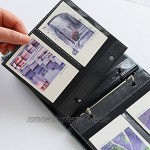 Amimy 100 Pockets Fotoalbum für Fujifilm Instax Mini 7 s 8 8 + 9 25 50 s 70 90 Polaroid Snap PIC-300 HP Ritzel Kodak Mini 3-Zoll-Film Grün