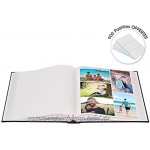 Brepols 2 Stück Foto-Alben traditionell Jumbo 100 Seiten für 500 Fotos 10 x 15 – Blau