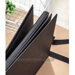 Gearific Scrapbook-Fotoalbum mit 80 Seiten Memory Books 12 x 9 Zoll DIY Scrapbooking-Fotoalben mit 10 Metallic-Markierungsstiften für Jubiläumsgeschenke