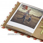 Hama Polaroid Fotoalbum für Instax Mini Einsteckalbum für 28 Sofortbilder Album zum selbstgestalten Melonen-Motiv
